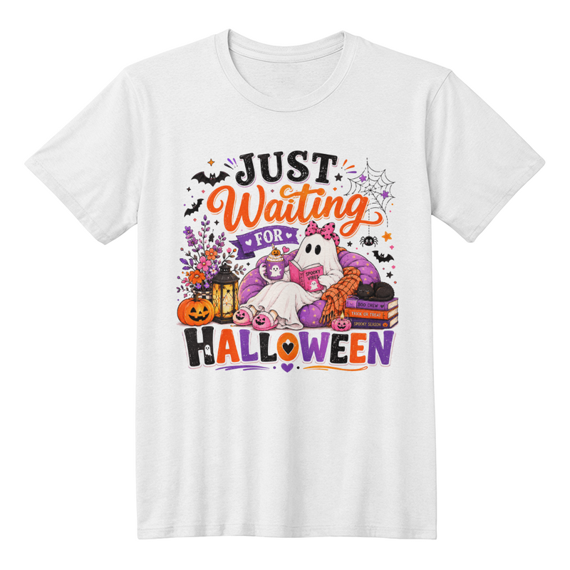 Just Waiting for Halloween - T-shirt